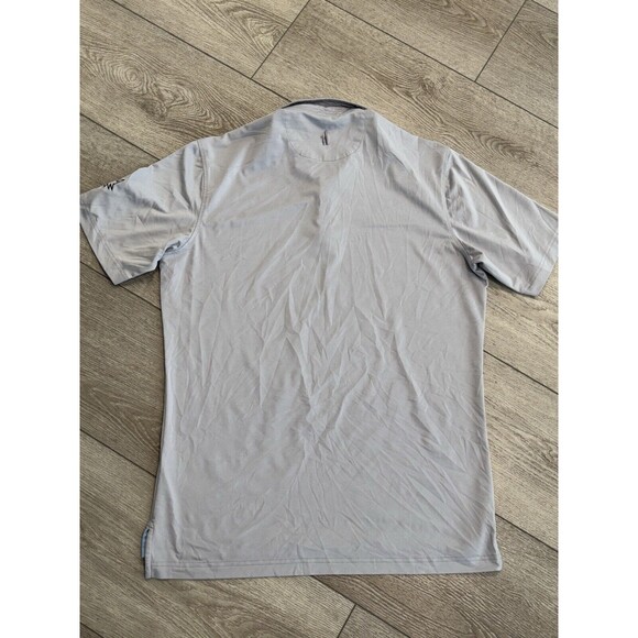 Johnnie O Polo Mens Medium Golf Shirt Gray NHL Arizona Coyotes Athletic Casual - Picture 6 of 7